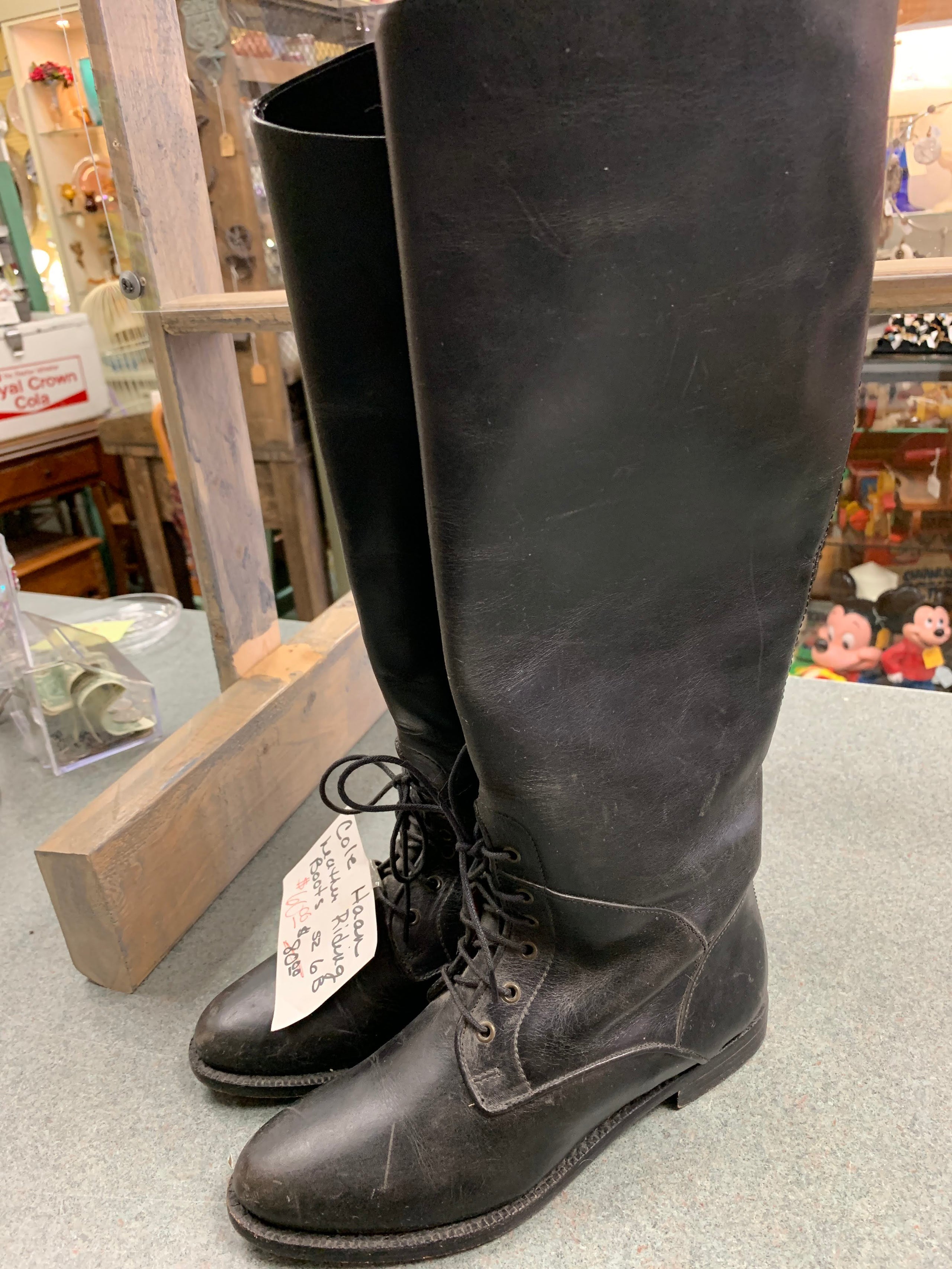 Cole Haan Leather Riding Boots Vintage Inspirations