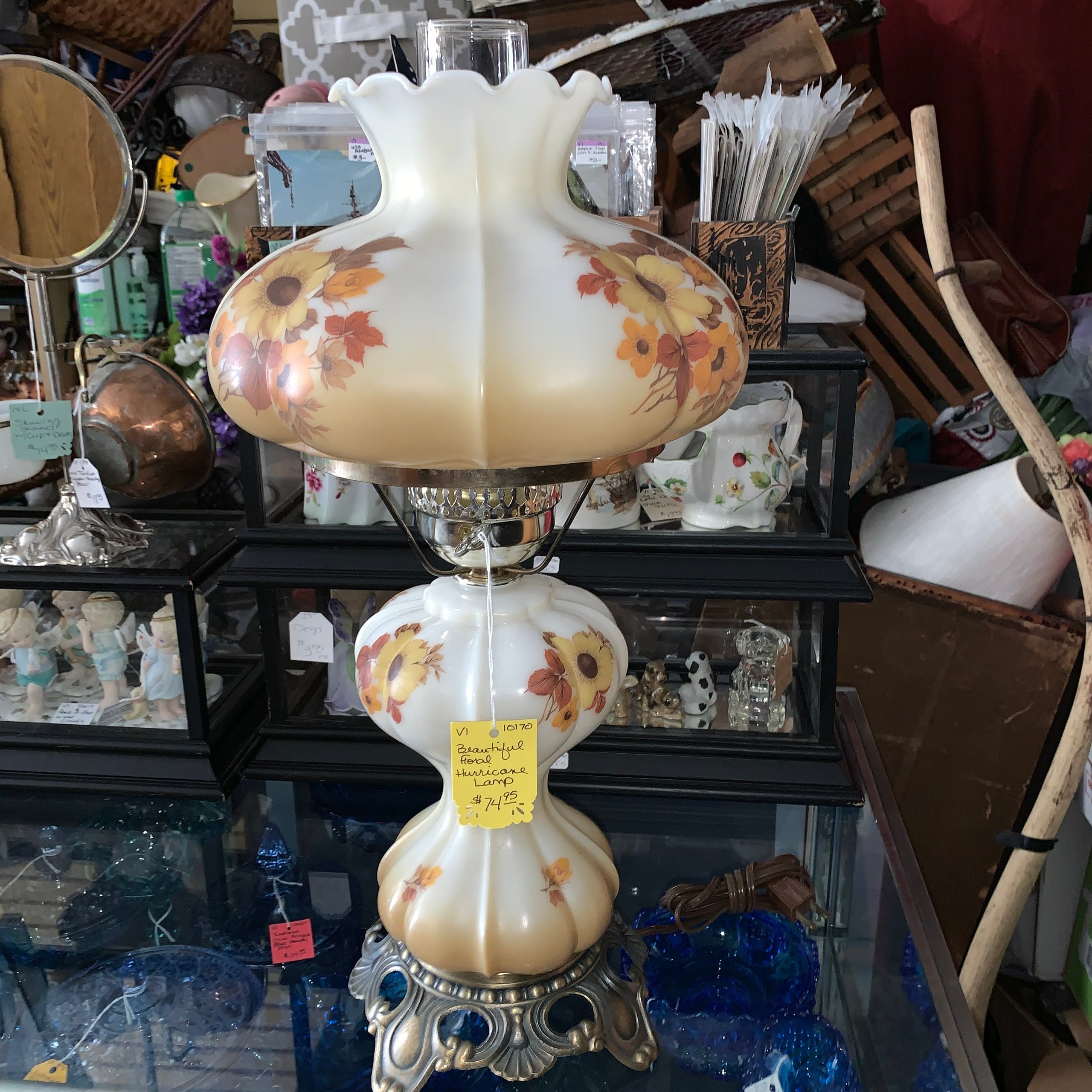 10170 VI Hurricane Lamp Vintage Inspirations